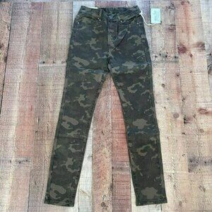 Grace & Lace camo stretch straight leg pants women's small